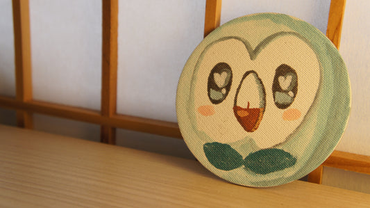 Individuell bemalte Pokemon Canvas Magnet – Wunschmotiv ✨
